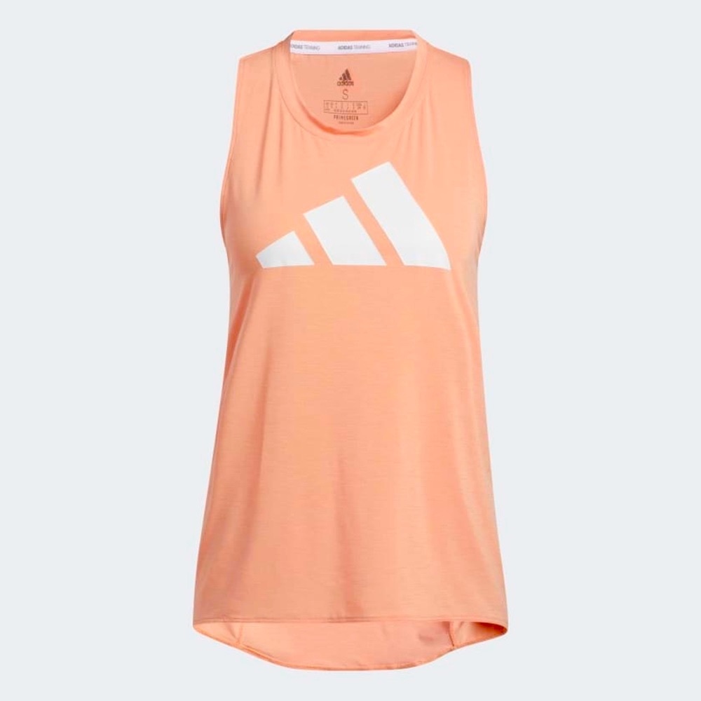 3-Stripes Logo Tank Top Blush Pink and White Size Small